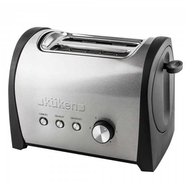 Tostadora inox.2pc. 800 w. kuken