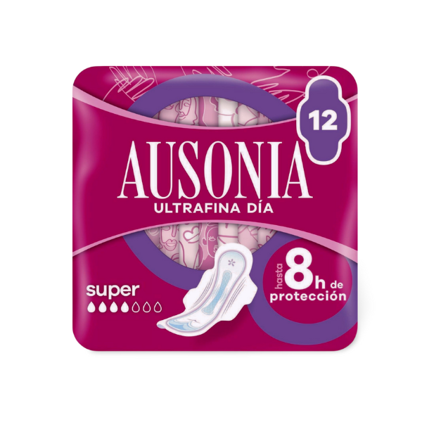 AUSONIA SUPER CON ALAS 12 COMPRESAS