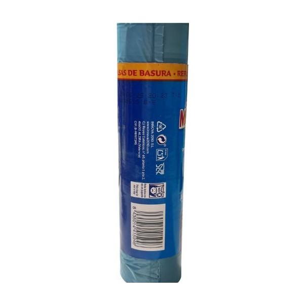 Mihogar bolsas basura Autocierre Perfumada 30L 15 unidades